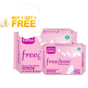 Freedom Heavy Flow Cotton Soft Sanitary Napkin