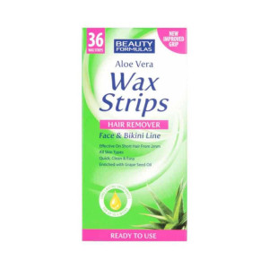 Beauty Formulas Aloe Vera Wax Strips