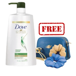 DOVE Shampoo Hairfall Rescue With Hair Styling Kit Free