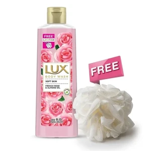 Lux Body Wash Soft Skin With Loofah