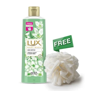 Lux Body Wash Fragrant Skin With Loofah Free